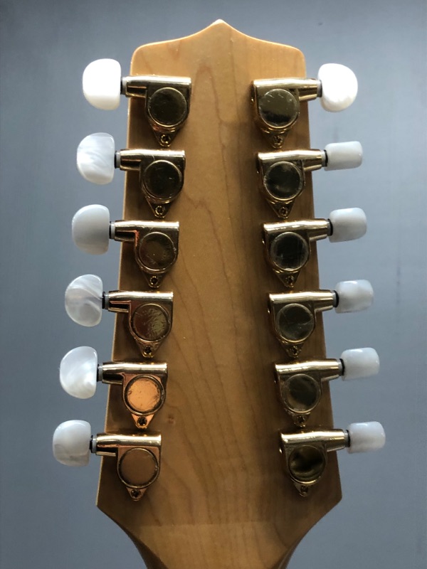 Photo 4 of **PARTS ONLY** Takamine GJ72CE-12NAT Jumbo Cutaway 12-String Acoustic-Electric Guitar Natural
**small dent on pack of guitar, see last  picture**