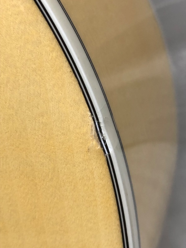 Photo 7 of **PARTS ONLY** Takamine GJ72CE-12NAT Jumbo Cutaway 12-String Acoustic-Electric Guitar Natural
**small dent on pack of guitar, see last  picture**