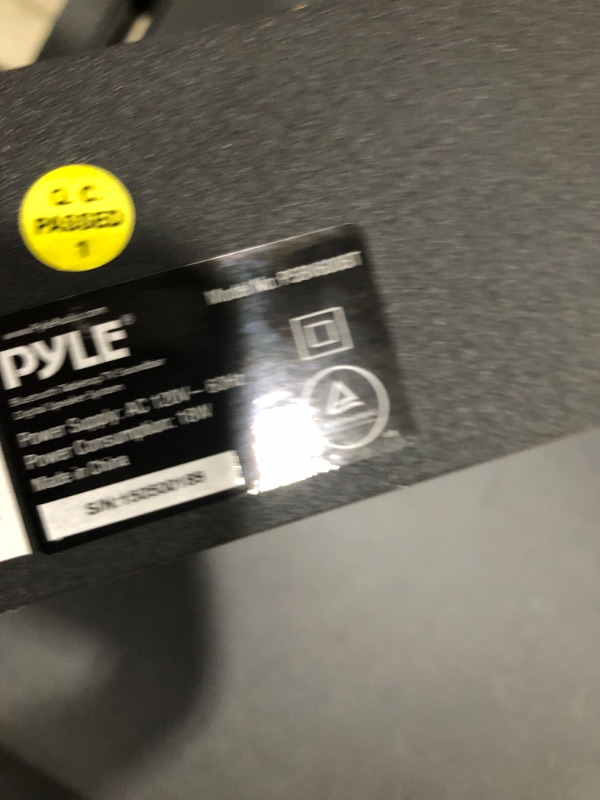 Photo 3 of *** TESTED** Pyle TV Soundbar Soundbase Bluetooth - Upgraded 2018 Wireless Surround Sound System for TV’s With Built-in Subwoofer, Remote Control, AUX RCA Optical Digital Inputs for TV PC - PSBV600BT
