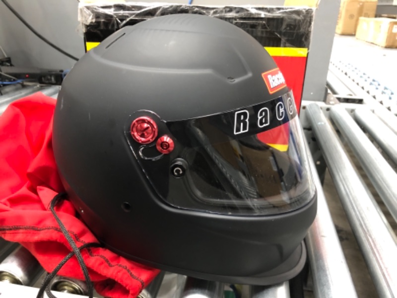 Photo 2 of RaceQuip Full Face Helmet PRO20 Series Snell SA2020 Rated Flat Black Large 276995