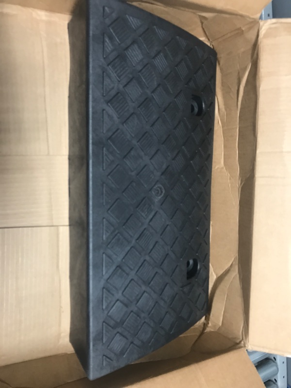 Photo 3 of Angoily Curb Ramps for Driveway Hard Plastic Ramps for Low Cars Heavy Duty Threshold Ramp for Car Truck Scooter Bike Motorcycle
