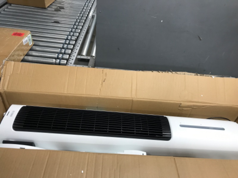 Photo 2 of **** TESTED**  Dreo Evaporative Air Cooler, 40” Cooling Fan with 80° Oscillating, Humidifying, Removable Water Tank, Filter, Ice Packs, Remote Control, 3 Speeds, 7H Timer, Personal Swamp Cooler for Room Home Office