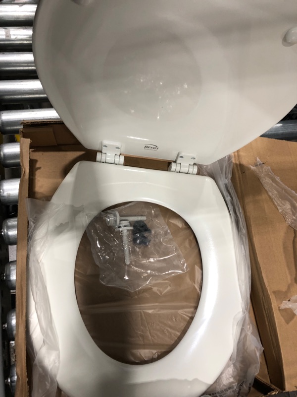 Photo 3 of BEMIS Lift-Off Round Closed Front Toilet Seat in White