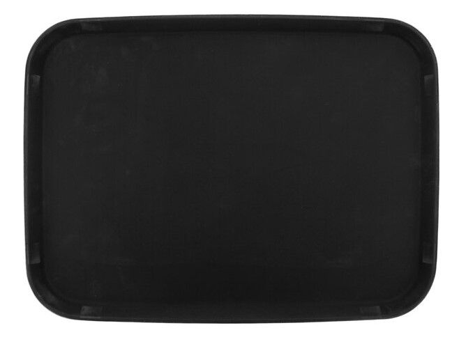 Photo 1 of G.E.T. NS-1622-BK Black 16 inch x 22 inch Serving Tray