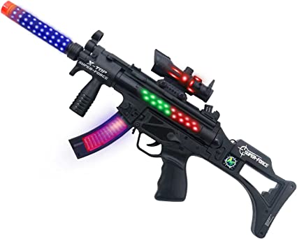 Photo 1 of Children's Simulation Electronic Toy Machine Gun Cool Lighting Combat Sound Effects Real Special Effects
