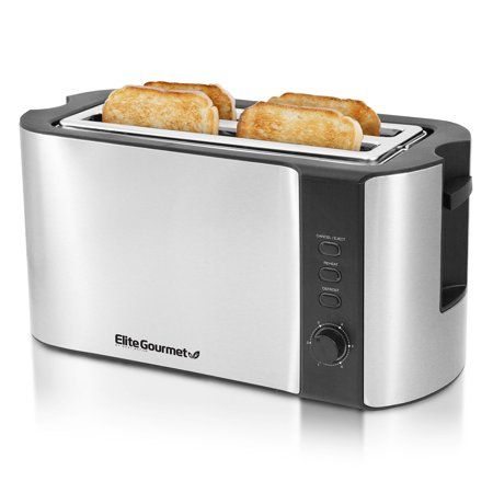 Photo 1 of *** TESTED*** Elite Gourmet ECT-3100 4 Slice Long Toaster
