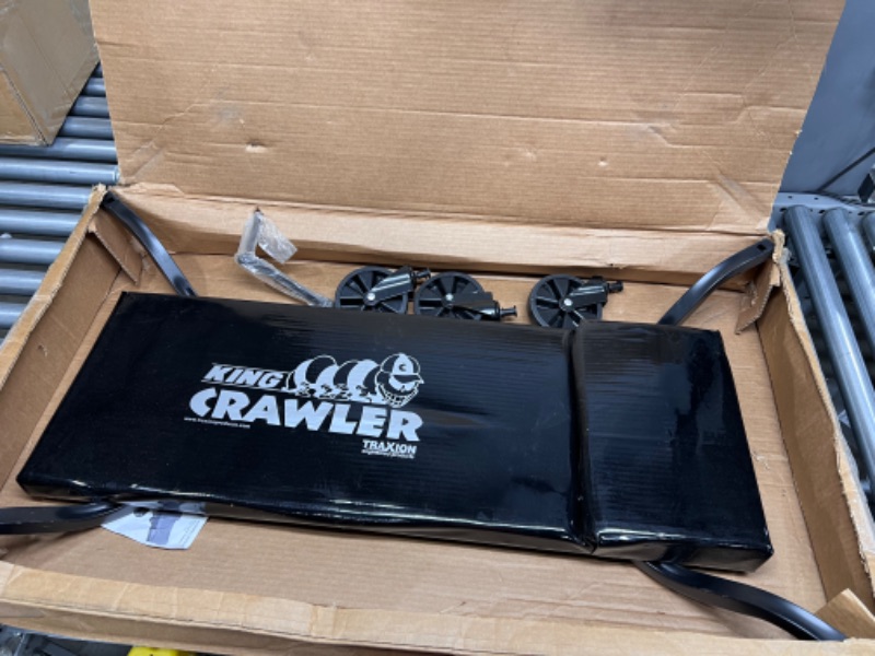 Photo 2 of Traxion 1-220 King Crawler Rolling Automotive Mechanic Creeper W/Lever-Lock Braking System King Crawler with Lever-Lock Braking System