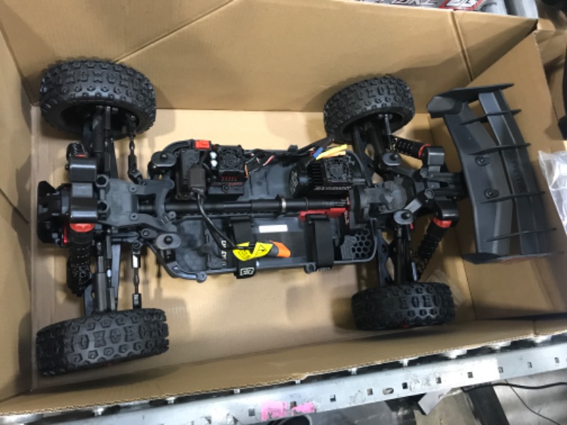 Photo 3 of ARRMA 1/8 Typhon 4X4 V3 3S BLX Brushless Buggy RC Truck RTR (Transmitter and Receiver Included, Batteries and Charger Required), Red, ARA4306V3