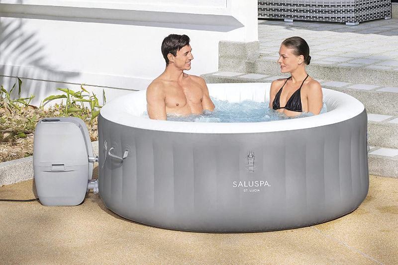 Photo 1 of (Used) Bestway SaluSpa St. Lucia AirJet Inflatable Hot Tub Spa | Fits 2-3 Persons
