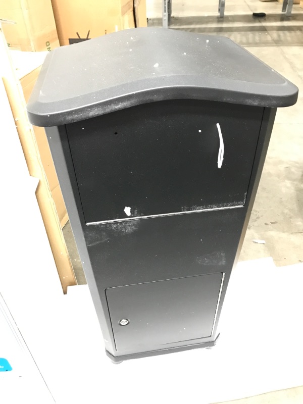 Photo 2 of Elephantrunk Parcel Drop Box, Black, Cast Aluminum