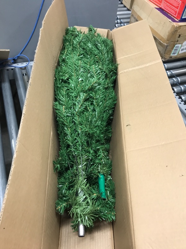 Photo 2 of Holiday Time 6.5' Mini Clear Lights Pre-Lit Madison Pine Artificial Christmas Tree