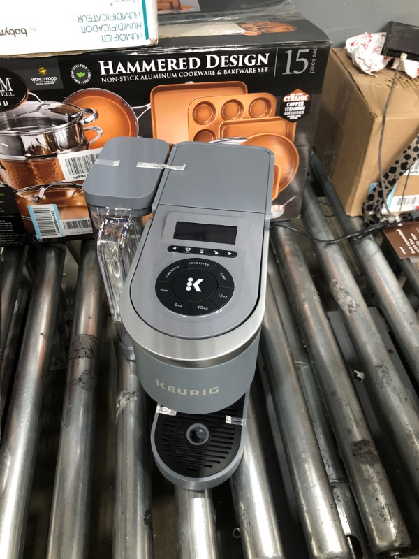 Photo 3 of Keurig K-Supreme Coffee Maker, Single Serve K-Cup Pod Coffee Brewer, With MultiStream Technology, 66 Oz Dual-Position Reservoir, and Customizable Settings, Gray