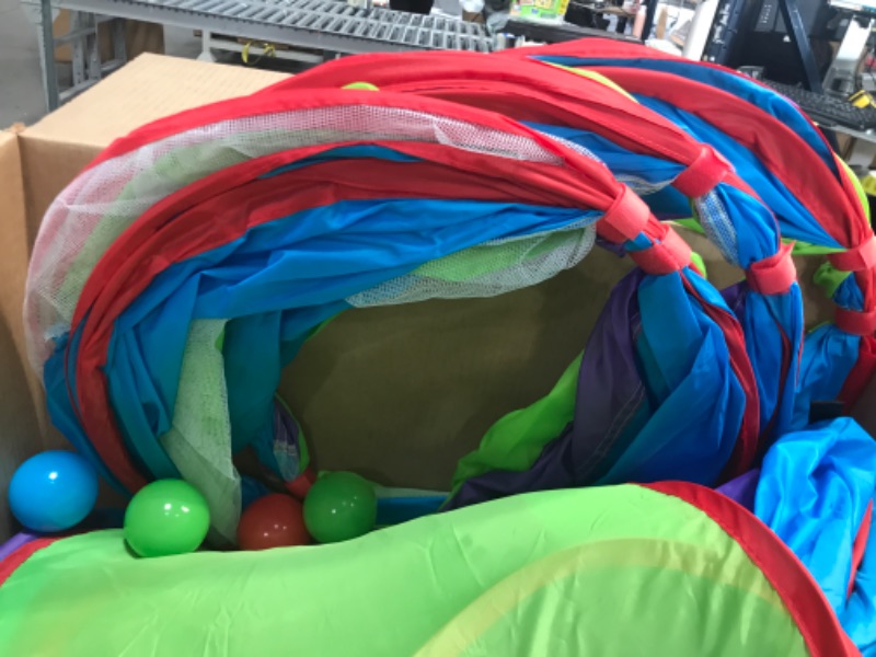 Photo 3 of 7 Piece Pop Up Tent with Bonus Play Balls - Play Tents with Tunnels and Ball Pit for Kids - Amazon Exclusive - Sunny Days Entertainment
