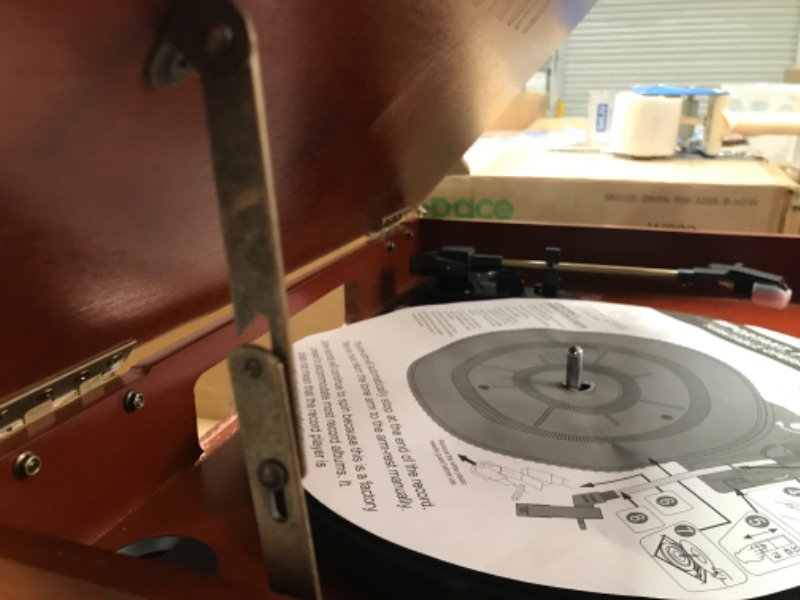 Photo 1 of Victrola VTA-600B-ESP Navigator 8-In-1 Classic Bluetooth Record Player with USB Encoding and 3-Speed Turntable