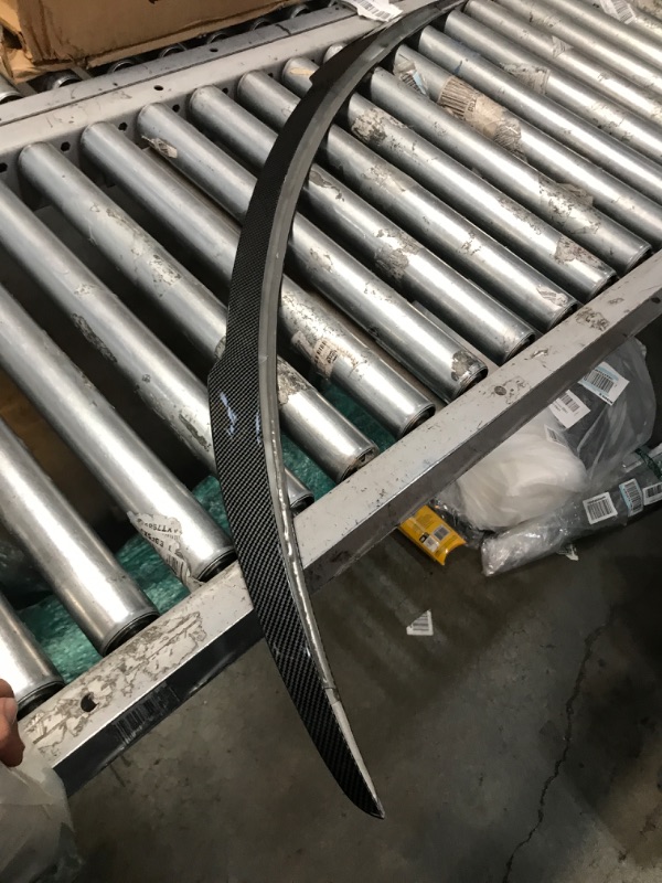 Photo 1 of please read clerk comments***SPEEDPARK for Tesla Model Y Front Bumper Lip Kit Car Glossy Mods Spoilers fit for 2020 2021 2022 Tesla Model Y Accessories (Glossy Carbon Fiber Pattern) Model Y Front lip