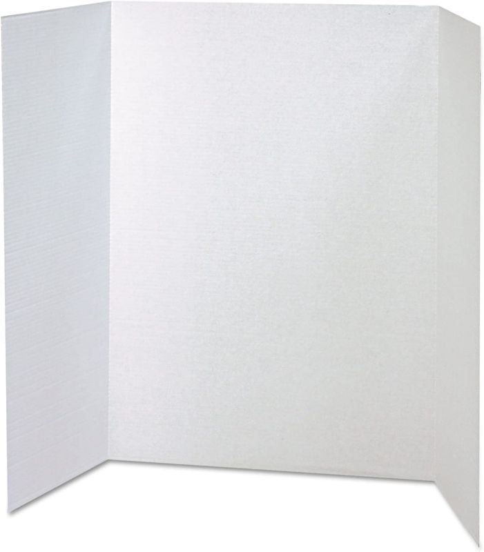 Photo 1 of Pacon Presentation Board, White, Single Wall, 48" x 36", 