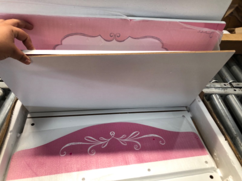 Photo 1 of Delta Children Deluxe Toy Box, Greenguard Gold Certified, Disney Princess