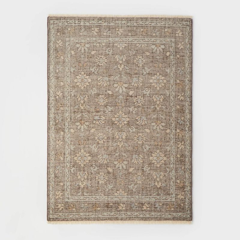 Photo 1 of 5'x7' Buena Park Hand Knot Persian Style Rug Brown
