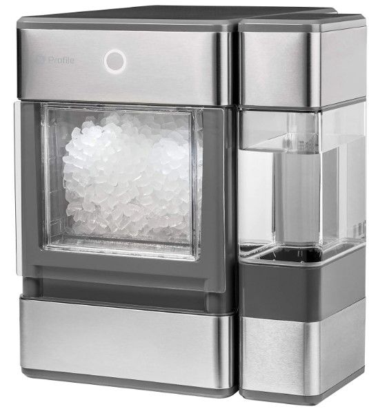 Photo 1 of GE Profile Opal | Countertop Nugget Ice Maker with Side Tank | Portable Ice Machine with Bluetooth Connectivity | Smart Home Kitchen Essentials | Stainless Steel Finish | Up to 24 lbs. of Ice Per Day
