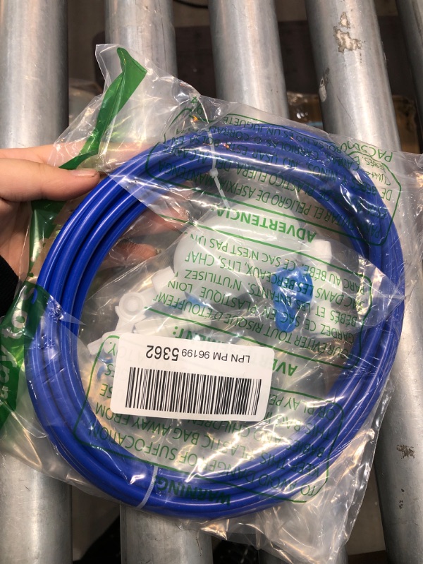 Photo 2 of 1/4 inch Tube Float Valve Kit for RO Water Reverse Osmosis System water filter Push in to Connect Pipe Hose Tube Fittings CCK tube?ball valve +L+15 feet pipe? (blue)