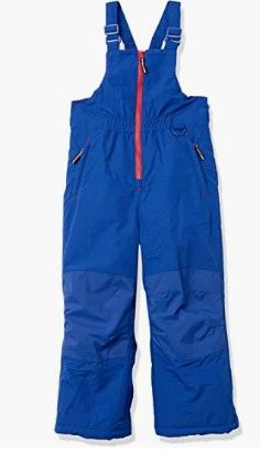 Photo 1 of Amazon Essentials Boys and Toddlers' Water-Resistant Snow Bib size medium