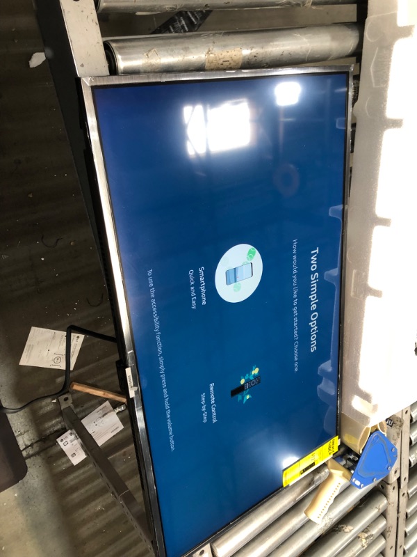 Photo 2 of SAMSUNG 32-Inch Class QLED Q60A Series - 4K UHD Dual LED Quantum HDR Smart TV with Alexa Built-in (QN32Q60AAFXZA, 2021 Model) 32 in TV Only