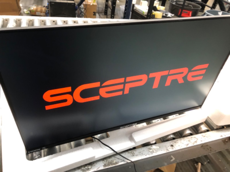 Photo 5 of Sceptre IPS 27" LED Gaming Monitor 1920 x 1080p 75Hz 99% sRGB 320 Lux HDMI x2 VGA FPS-RTS Machine Black (E278W-FPT series) & E249W-19203R 24-inch FHD LED Gaming Monitor 2X HDMI VGA 75Hz, Machine Black 27" IPS 99% sRGB Monitor + Monitors 24-inch E249W