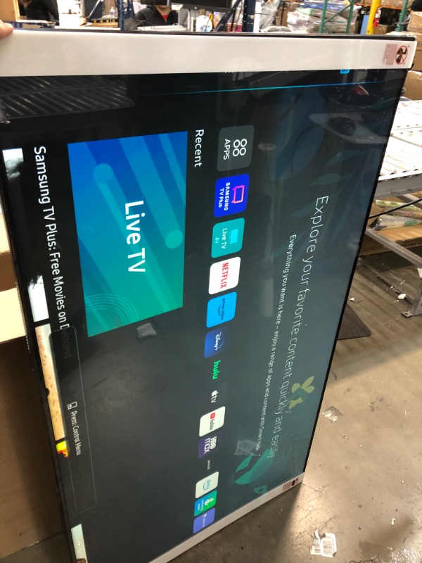 Photo 5 of SAMSUNG 65-Inch Class Crystal 4K UHD AU8000 Series HDR, 3 HDMI Ports, Motion Xcelerator, Tap View, PC on TV, Q Symphony, Smart TV with Alexa Built-In (UN65AU8000FXZA, 2021 Model) 65-Inch TV Only