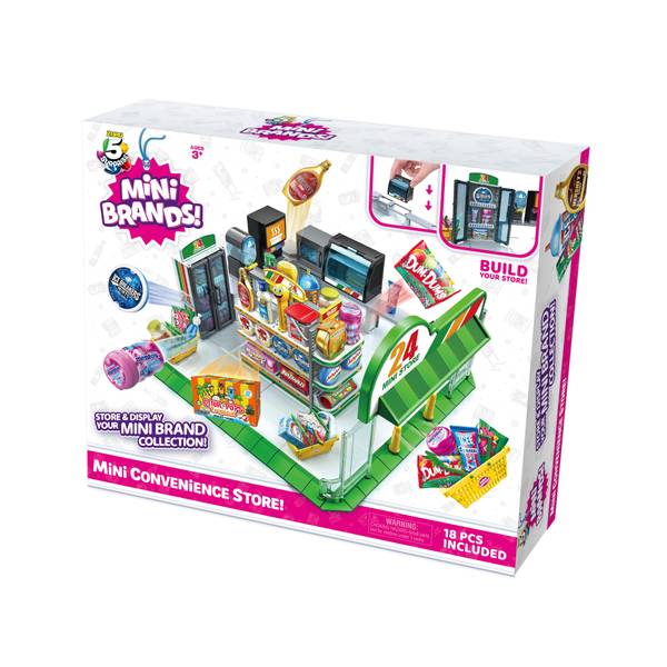 Photo 1 of 5 Surprise Mini Brands Mini Convenience Store Playset with 1 Exclusive Mini by ZURU
