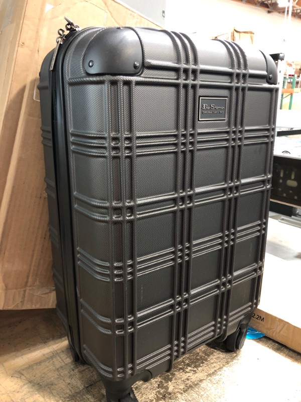 Photo 2 of Ben Sherman Nottingham ABS Plastic Carry-On Luggage, Charcoal (180358)