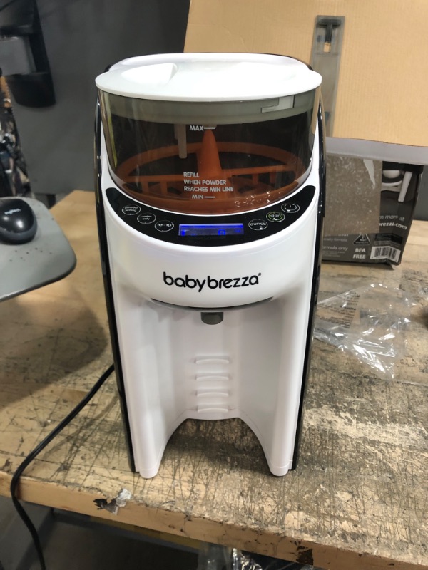 Photo 3 of New and Improved Baby Brezza Formula Pro Advanced Formula Dispenser Machine - Automatically Mix a Warm Formula Bottle Instantly - Easily Make Bottle with Automatic Powder Blending
