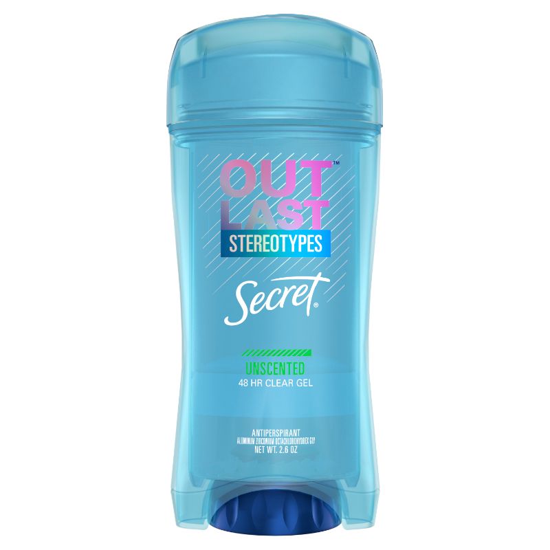 Photo 1 of **BUNDLE OF 4***
Secret Outlast Clear Gel Antiperspirant Deodorant for Women - Unscented, 2.6 Oz
