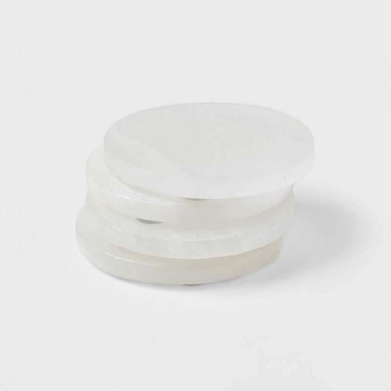 Photo 1 of 4pk Marble Alabaster Coasters - Threshold™

