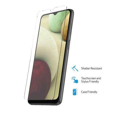 Photo 1 of DuraGlass Tempered Glass Screen Protector for Samsung Galaxy A12, Clear (1134185)
