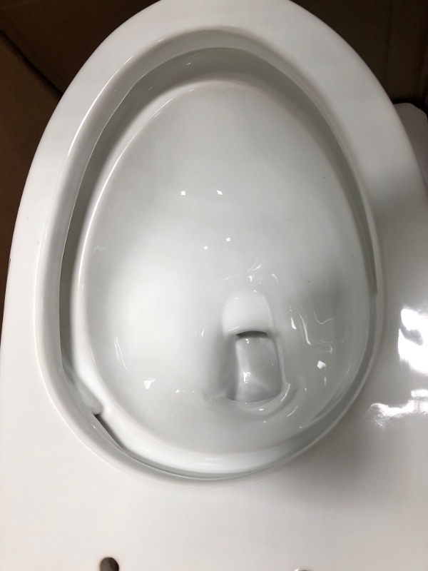 Photo 3 of **TOP ONLY** TOTO Drake Two-Piece Elongated 1.6 GPF Universal Height TORNADO FLUSH Toilet with CEFIONTECT