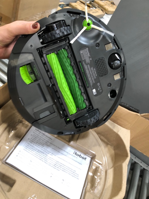 Photo 2 of iRobot Roomba i7+ (7550) Robot Vacuum with Automatic Dirt Disposal - Empties Itself for up to 60 days, Wi-Fi Connected, Smart Mapping, Works with Alexa, Ideal for Pet Hair, Carpets, Hard Floors, Black
