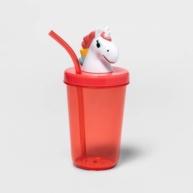 Photo 1 of 17oz Plastic Unicorn Tumbler with Straw - Sun Squad™
