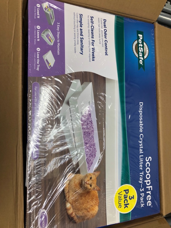 Photo 2 of PetSafe 3 Pack Lavender Cat Refill Litter Tray