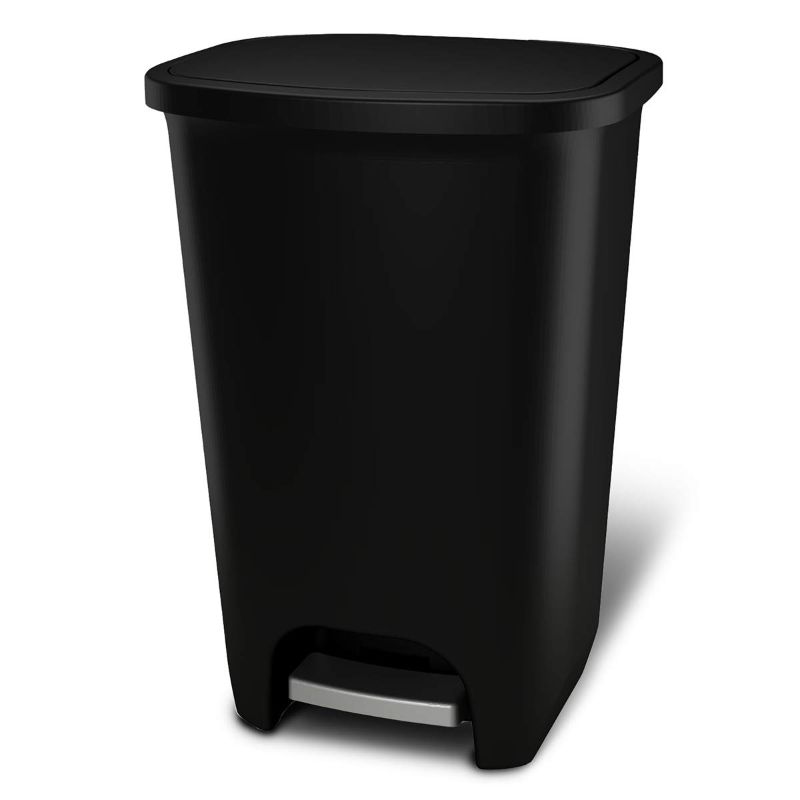 Photo 1 of Glad 20 Gallon / 75 Liter Extra Capacity Plastic Step Trash Can with CloroxTM Odor Protection | Fits Kitchen Pro 20 Gallon Trash Bags
