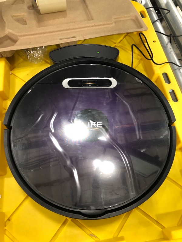 Photo 3 of ILIFE V3s Max Robot Vacuum Cleaner - 2000Pa Suction Power Automatic Robot Vacuum and Mop Combo Compatible with Alexa - Carpet Hardwood Floor Cleaning Smart Robotic Vacuum Cleaner Pet Hair
