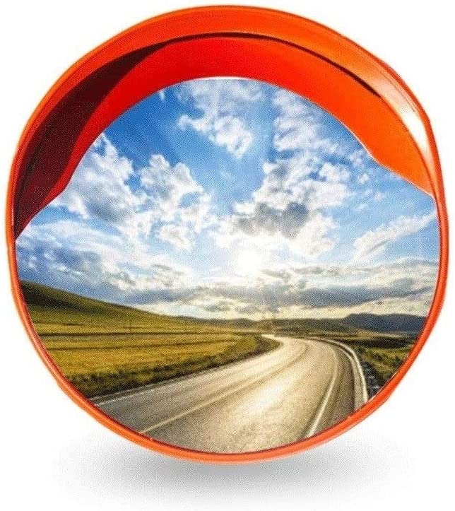 Photo 1 of 11 way bike Clear Easy to Install Blind Spot Road Mirror, Traffic Mirrors for Driveway Public Area Safety Signs Convex Safety Mirrors 18 Inches Expand Field of View (Size : 45CM)
