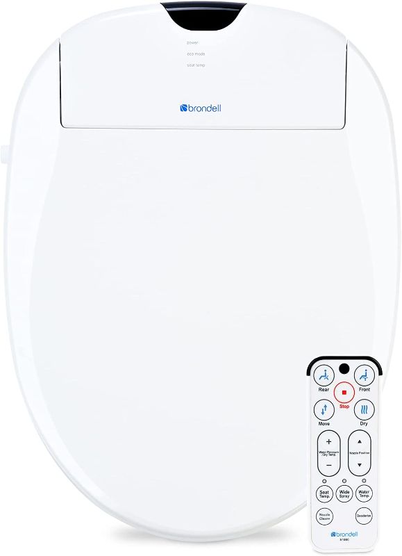 Photo 1 of **Leaks**Brondell S1000-RW Swash 1000 Advanced Bidet Round Toilet Seat, White
