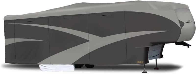 Photo 1 of ADCO 52258 Designer Series SFS Aqua Shed 5th Wheel RV Cover - 40'1" - 43'6" ,Gray
