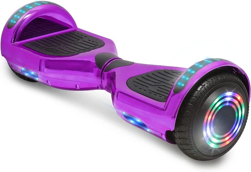 Photo 1 of **nonfunctional**parts only**missing parts to power cord**

TPS Power Sports Electric Hoverboard Self Balancing Scooter for Kids and Adults Hover Board with 6.5" Wheels Built-in Bluetooth Speaker Bright LED Lights