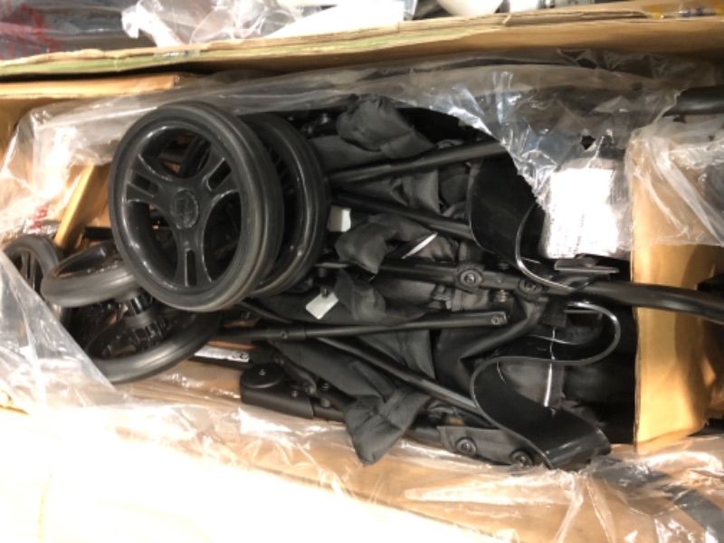 Photo 3 of **Missing Parts**PowerGlyde Plus Side X Side Double Stroller in Black - Jeep 11808-001.
