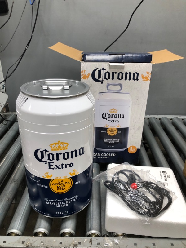 Photo 2 of Corona Extra Portable Mini Cooler with 8 Can Capacity - Corona Cooler with Thermoelectric Technology - Includes Removable Shelf