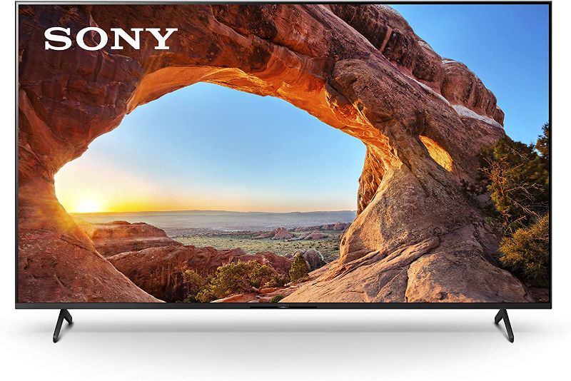 Photo 1 of Sony X85J 65 Inch TV: 4K Ultra HD LED Smart Google TV with Native 120HZ Refresh Rate, Dolby Vision HDR, and Alexa Compatibility KD65X85J- 2021 Model
