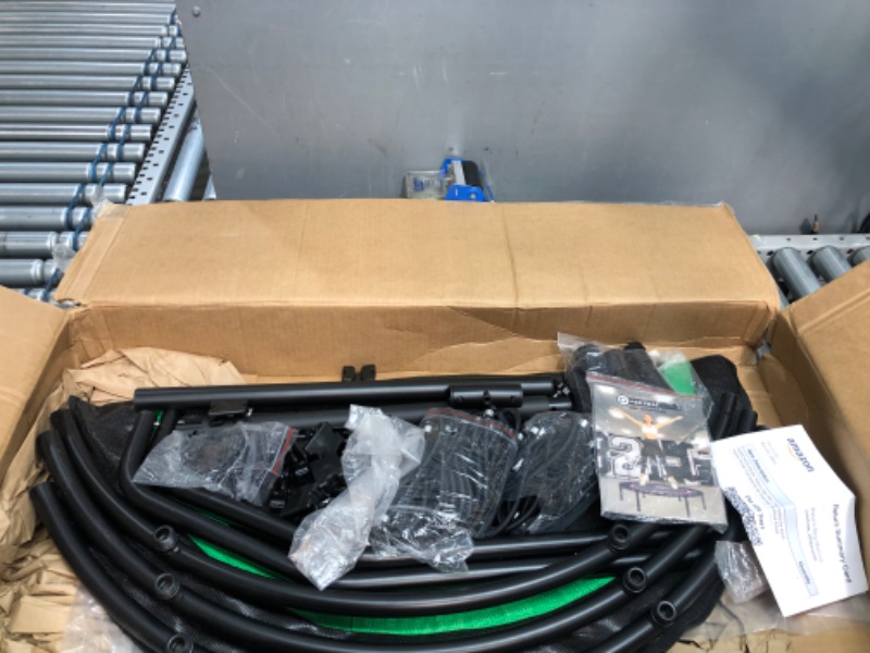 Photo 1 of Darchen 450 lbs Mini Trampoline for Adults, Indoor Small Rebounder Exercise Trampoline for Workout Fitness for Quiet and Safely Cushioned Bounce, [40 Inch]