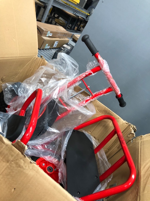 Photo 1 of Angeles Taxi Trike, Kids Tandem Tricycle, Red-Blk, AFB1200, Preschool And Playground Learning Activity, Daycare And Classroom Outdoor Play Equipment