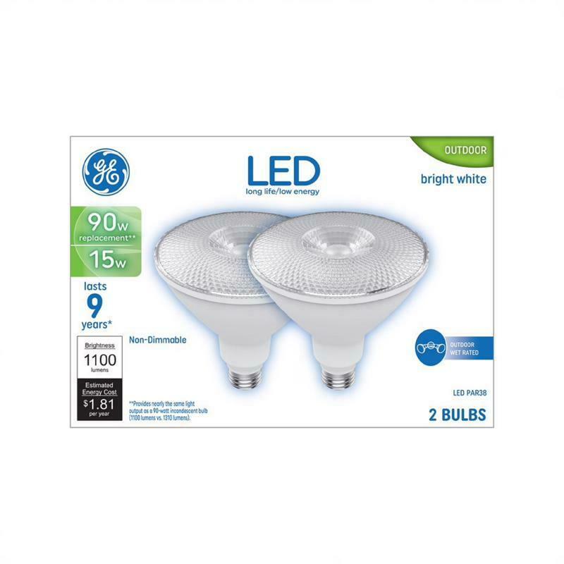 Photo 1 of PAR38 E26 (Medium) LED Bulb Warm White 90 Watt Equivalence , 2PK
